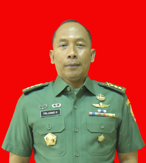 Kolonel  Trijono Prijo Pamudji,, M.Han.